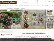 Tablet Screenshot of monadi-bazar.com